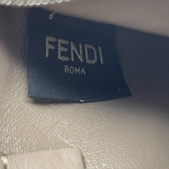 Fendi Calfskin Leather Vitello Cruise Coin Pouch Key Case in Tortora - Preowned - Picture 12 of 12